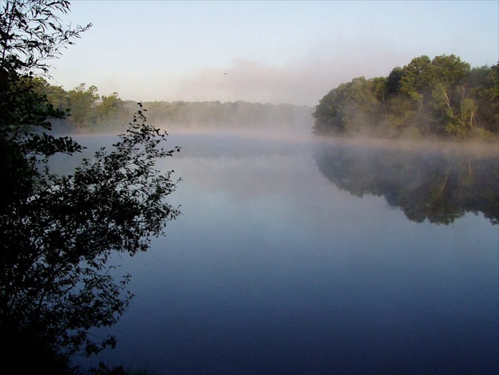 Sunrise over the lake