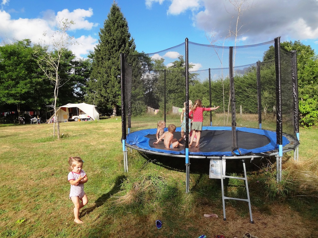 Trampoline for the kids