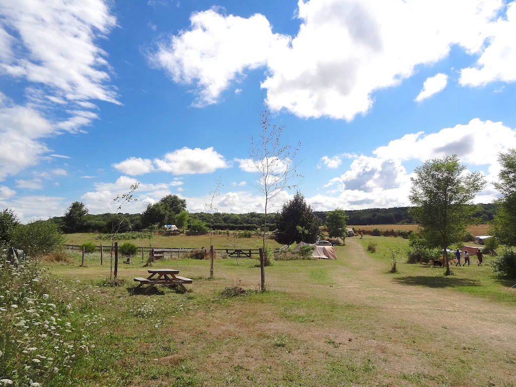 View from the chalet to the etang haut