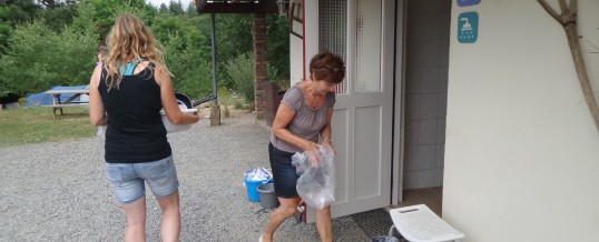 Schoonmakers gezocht voor op de camping