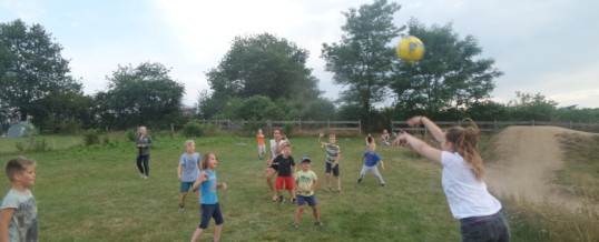 Potje voetballen in Bourgogne