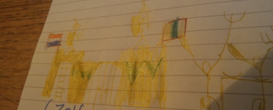 prachtige tekening op camping vuedulac