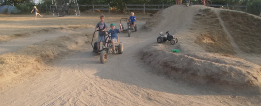 Gratis skelteren op camping Vue du Lac
