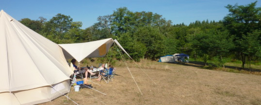 Prachtig weer op de camping